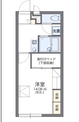 レオパレスききょうの間取り