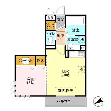 Tip Top Masukoの間取り