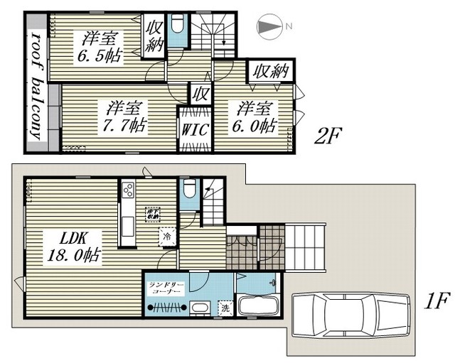 Sumai-to川越市かすみ野01の間取り
