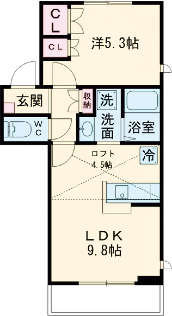 カーサ中町の間取り