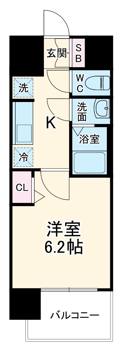 プレサンス庄内ブレイシスの間取り