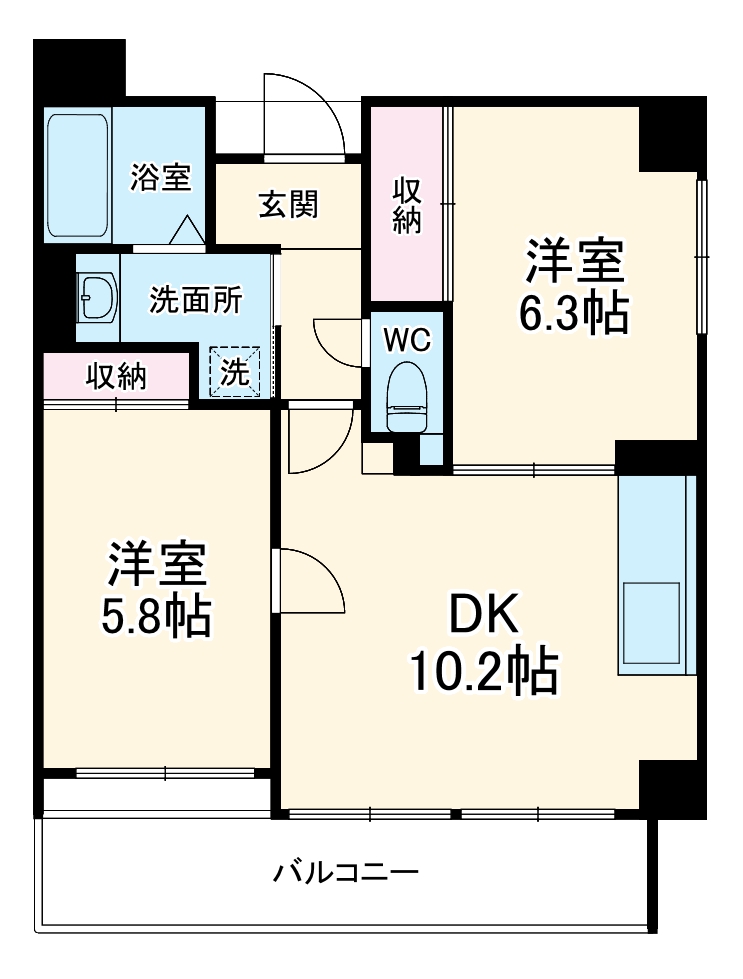 IHARAマンションの間取り