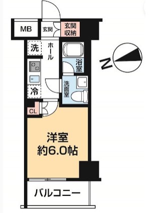 HY's 綾瀬Ⅱの間取り
