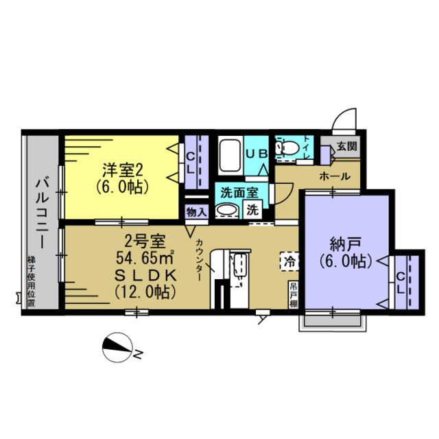 Verona aptの間取り