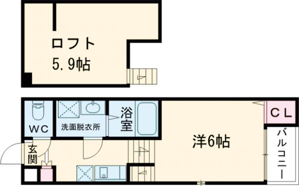 プランドールS花園寺ノ前町の間取り