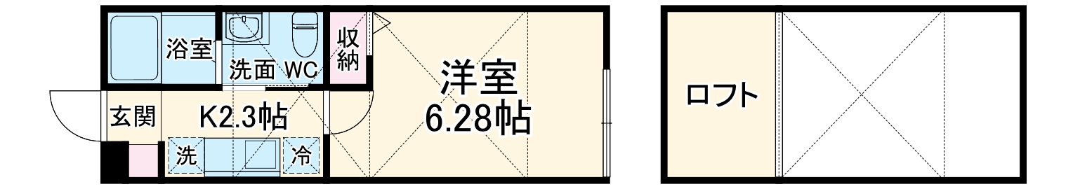 レジェンドスクエア横濱三ツ境の間取り