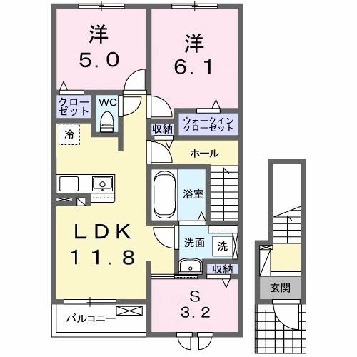 プレザント ボイスの間取り