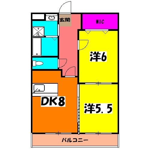 アニヴェルセルの間取り
