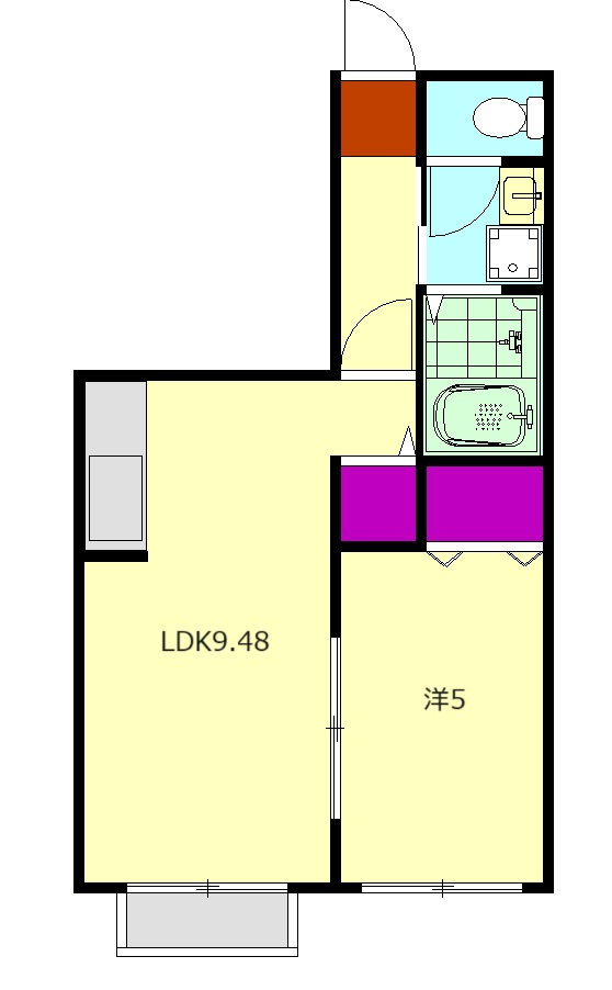 プレザント南鴨宮の間取り
