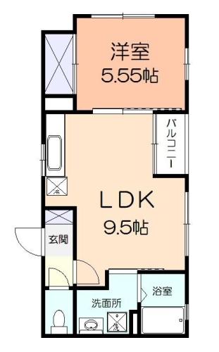 コンフォートAの間取り