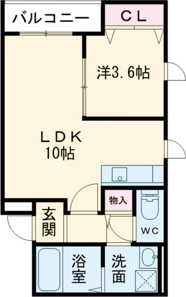ファインウッド南茨木の間取り