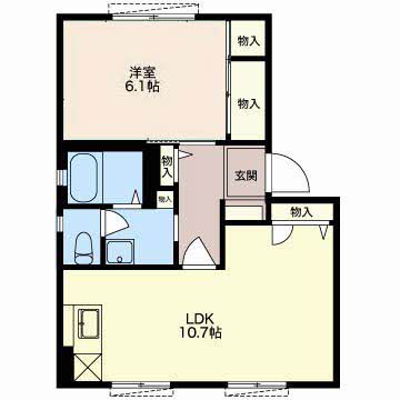 グランメールBの間取り