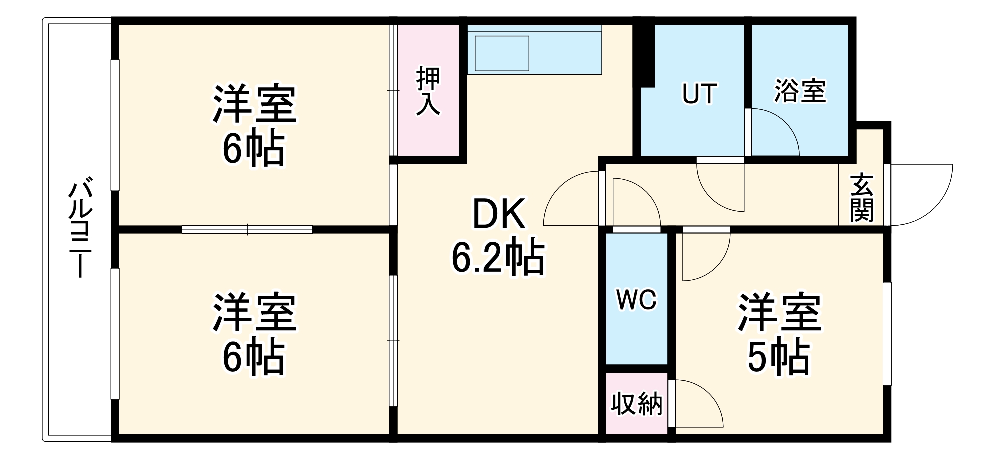 レジデンス東刈谷Ⅱの間取り