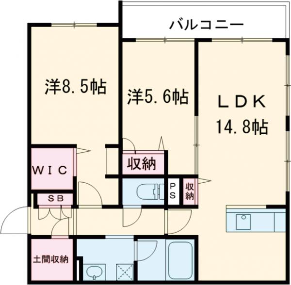 シャーメゾン デンドライトの間取り
