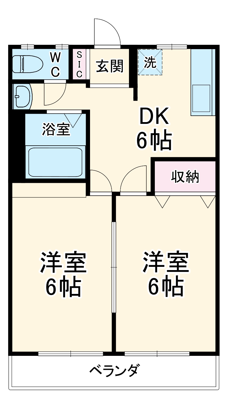 コーポモリの間取り