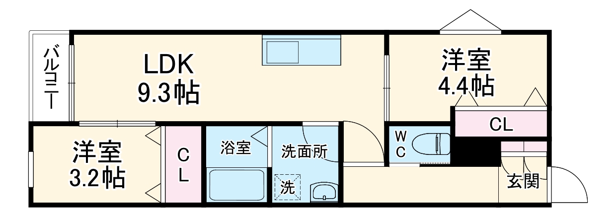 LECOCON八田の間取り