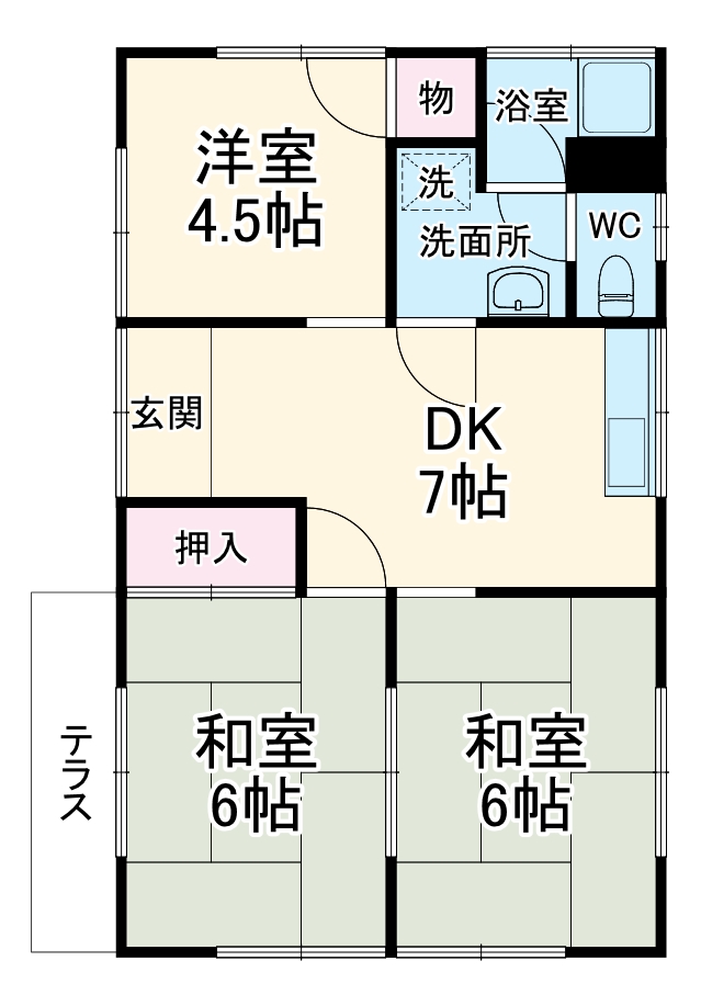 守屋住宅の間取り