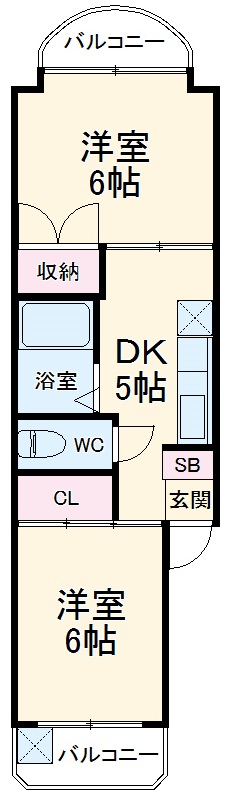 グランヴィル川越シティの間取り
