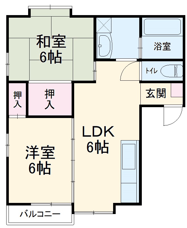 ハイツオネスティの間取り