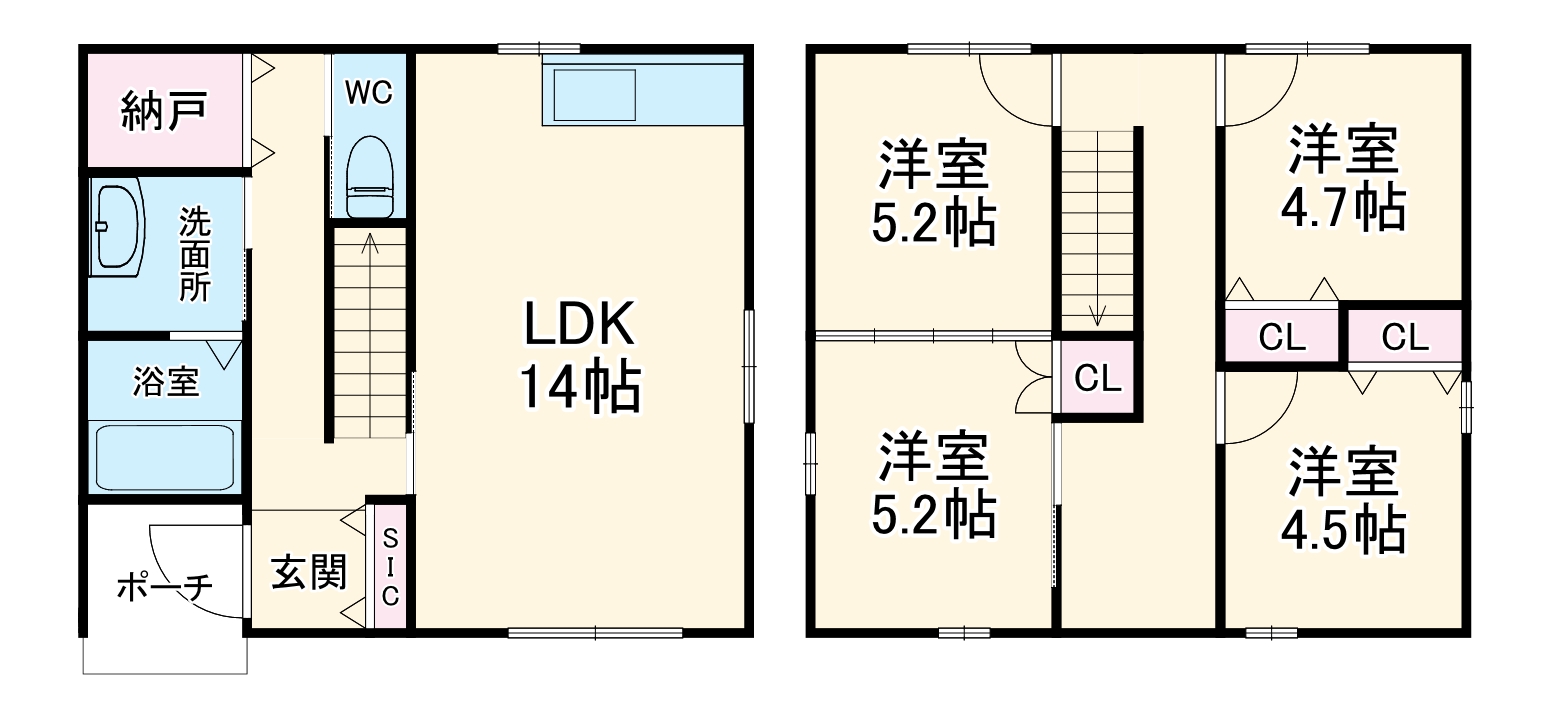 Villa MKの間取り