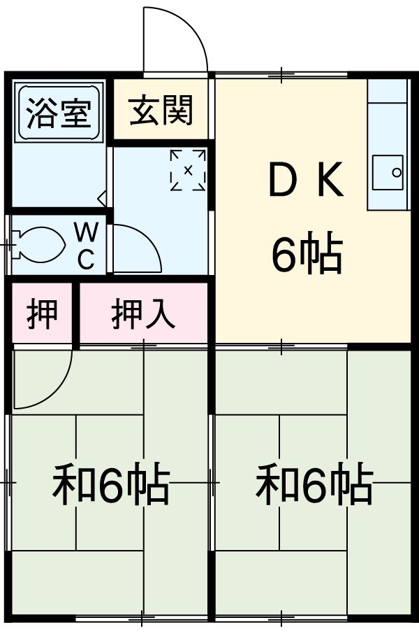 コーポ寿Ａの間取り