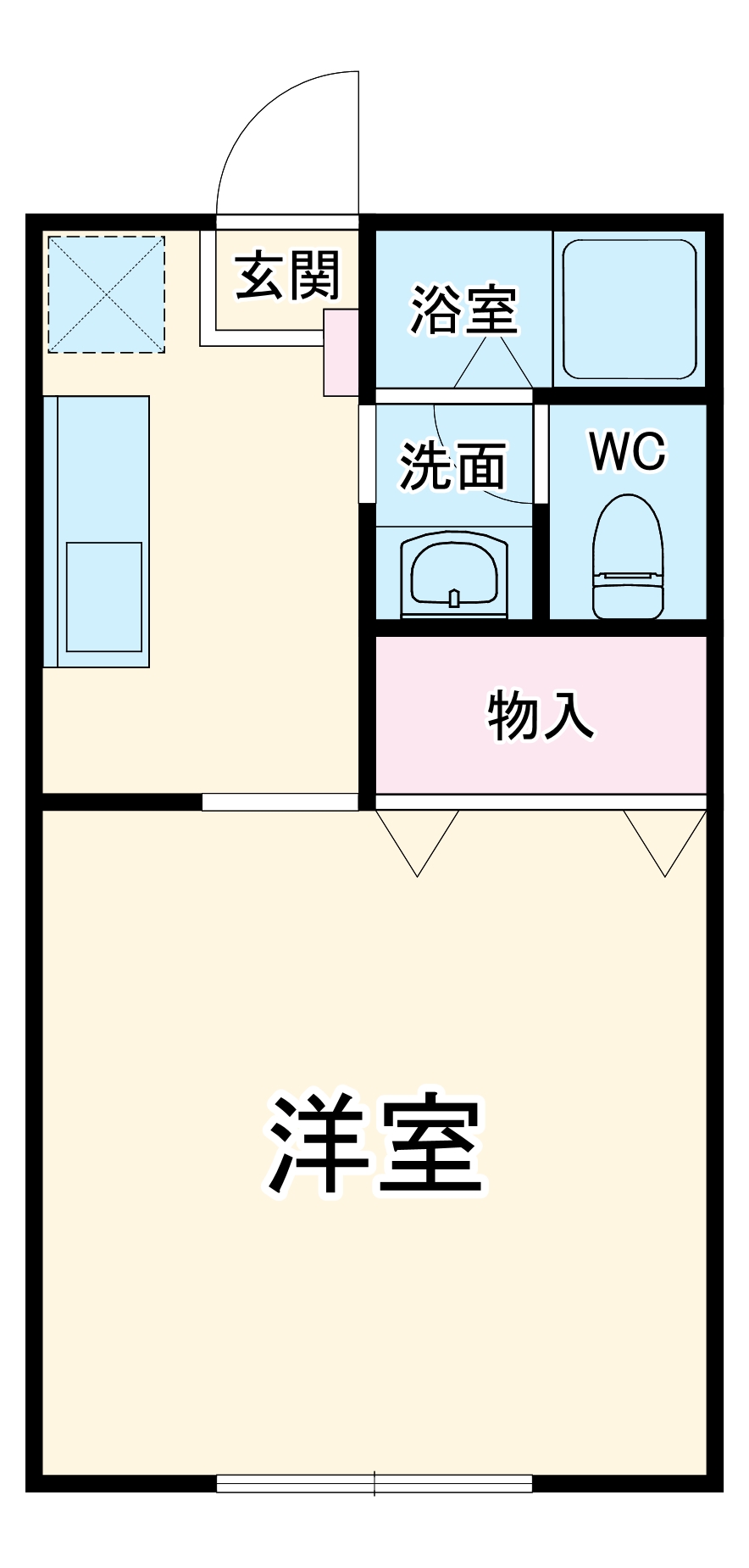 シャープハイツの間取り