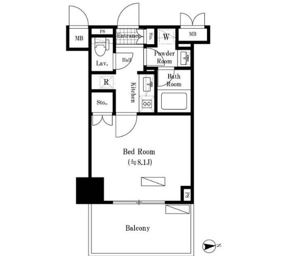 オアーゼ新宿西落合レジデンスの間取り