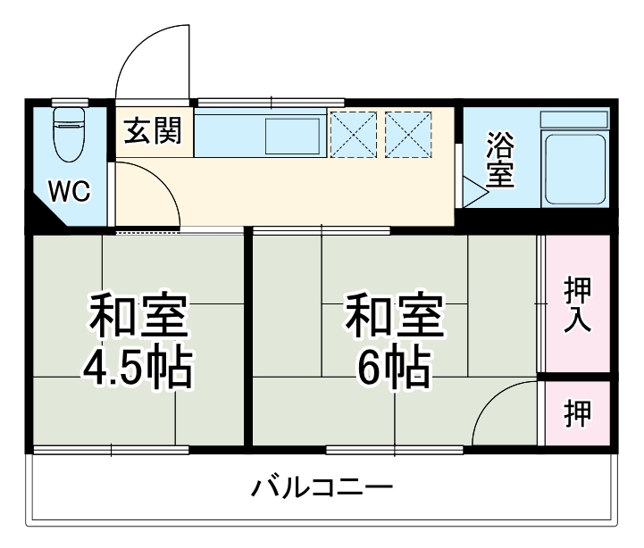 栄ハイツ(南浦和)の間取り