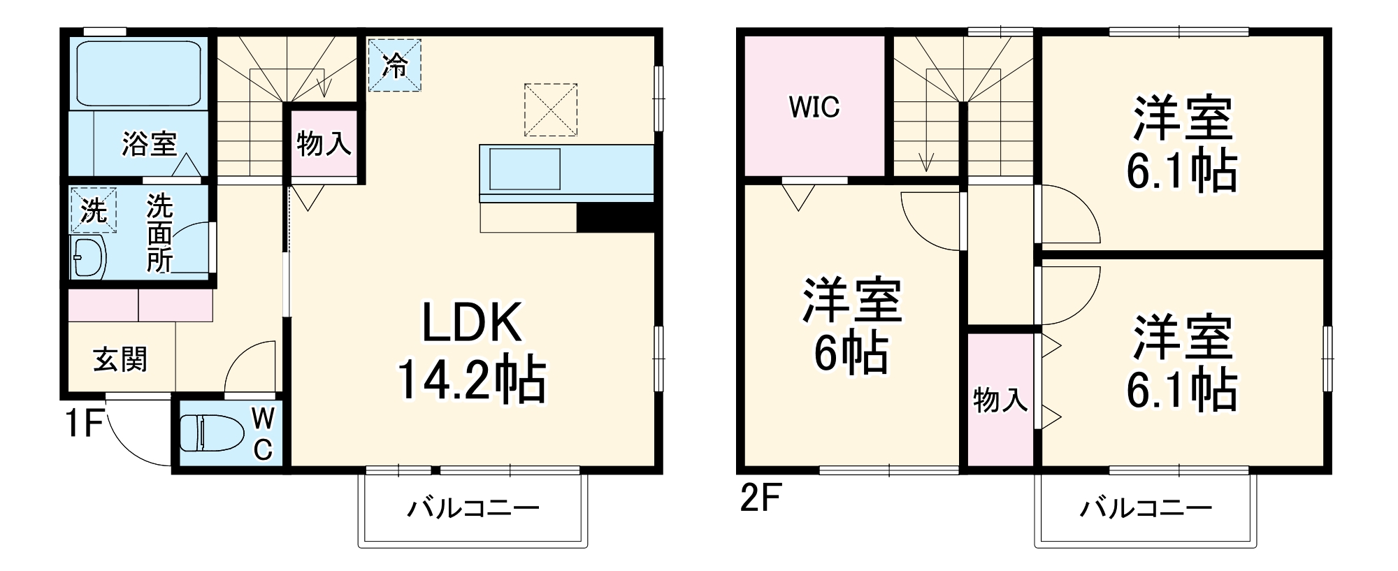 エスペランサKの間取り
