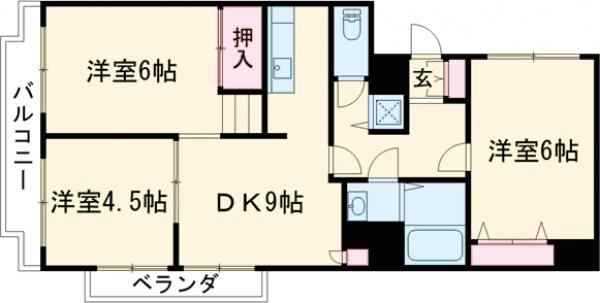 メゾンエスユーの間取り