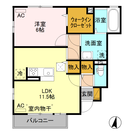 リノ Bの間取り