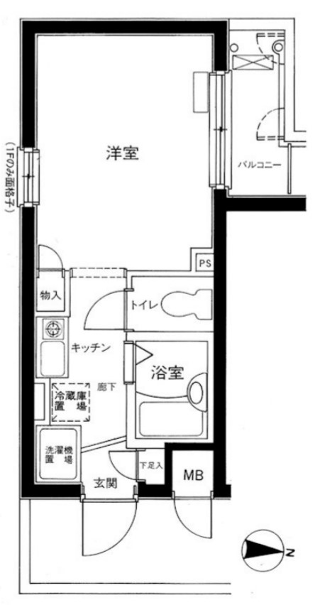 メインステージ中野坂上の間取り