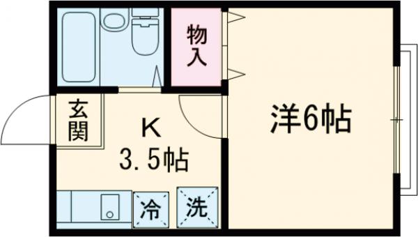 コーポサンライズⅡ(小金井市)の間取り