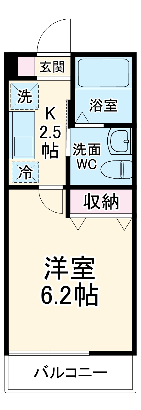 メゾンドアルクの間取り