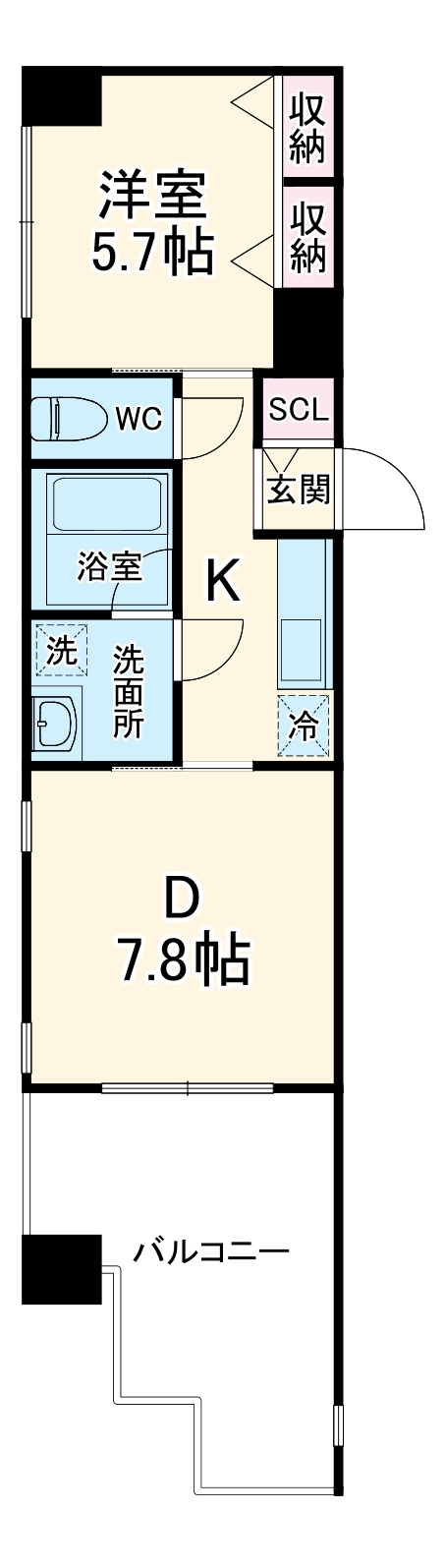 プラザハウスビルの間取り