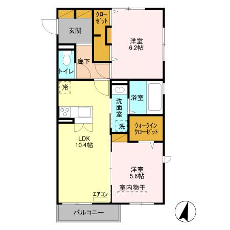 アリエッタの間取り