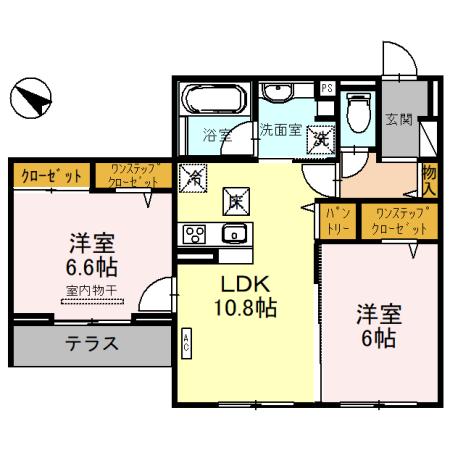 アルベルタの間取り