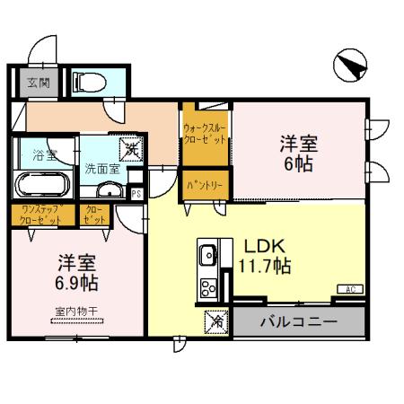 アルベルタの間取り