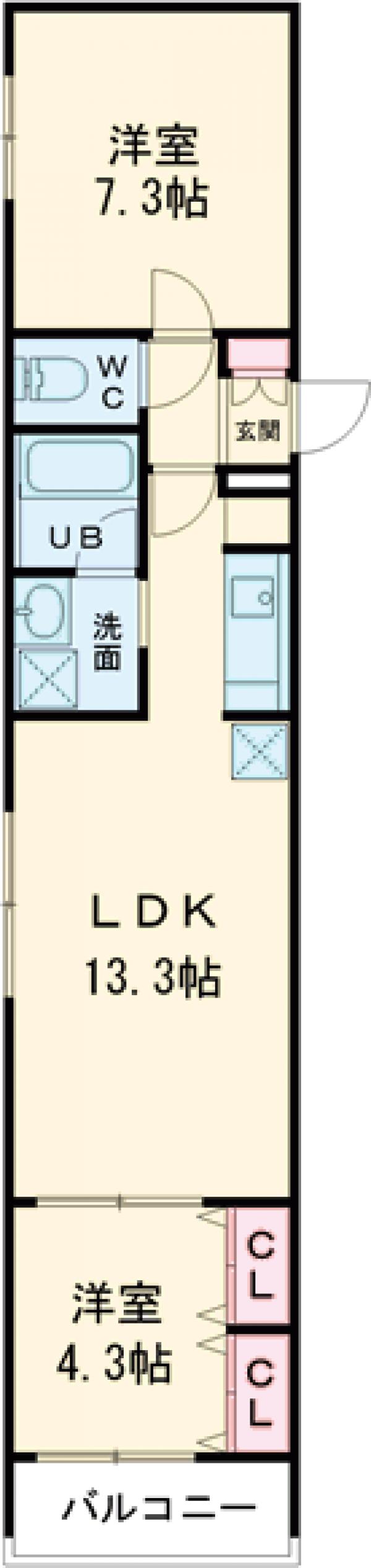 ルミナス練馬の間取り