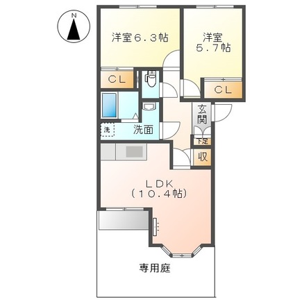 グランハイム・K’sの間取り