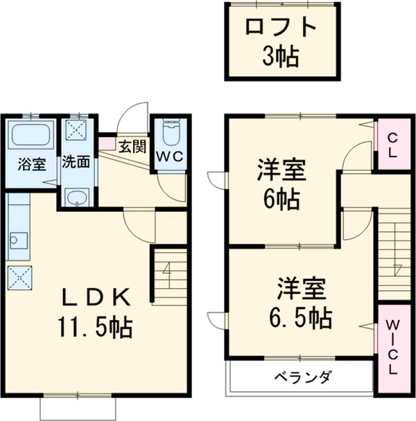 Gracia A棟の間取り