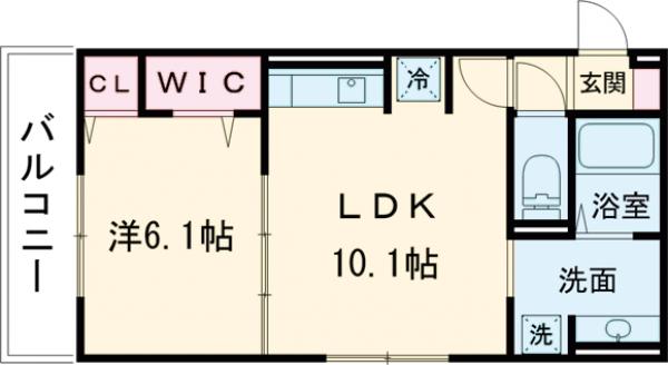 ソーニョ西京極の間取り