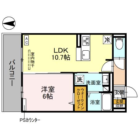 ヴィダ西京極の間取り