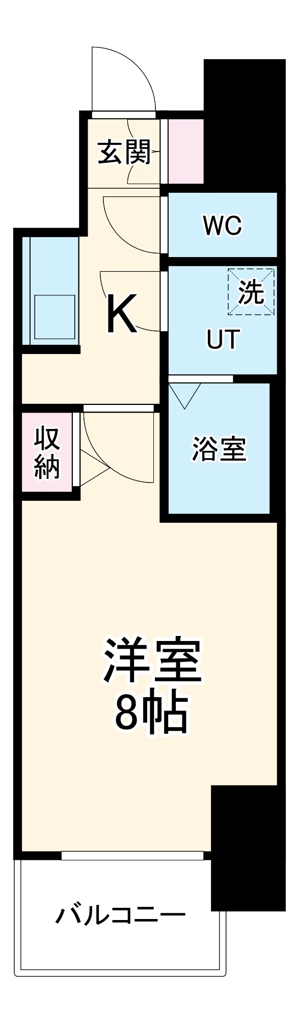 メイクス名駅太閤の間取り