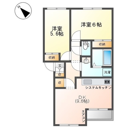 グレースヴィラⅠの間取り