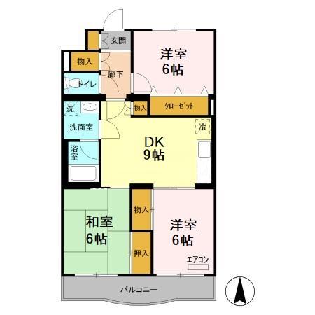 プラムマンションの間取り