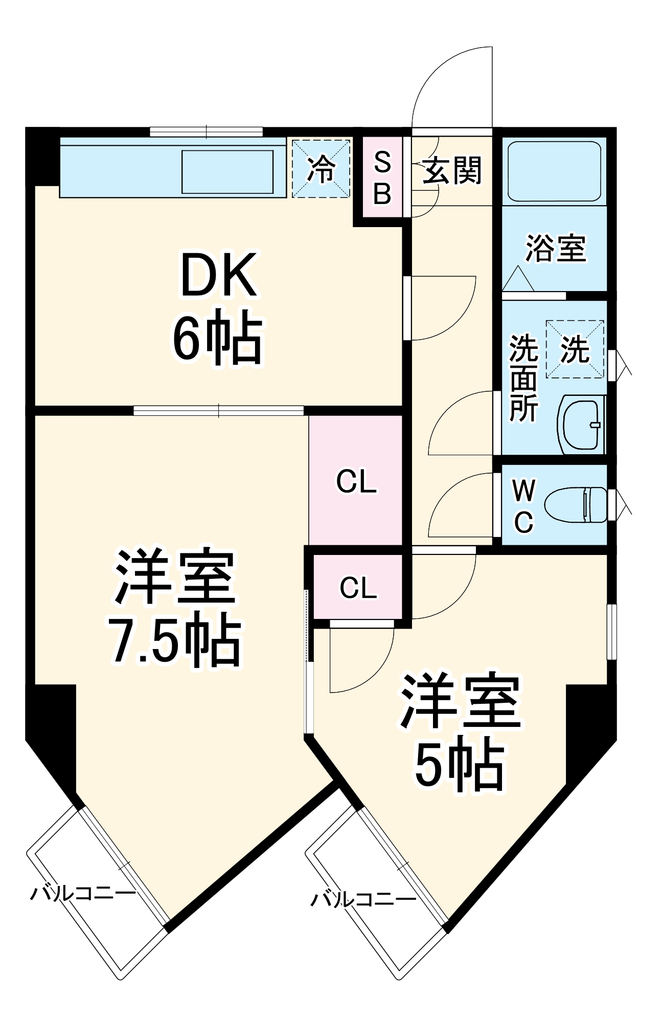 メゾン・ド湘南の間取り