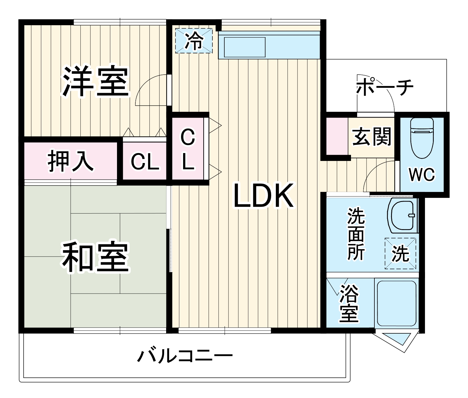 パーシモンⅠの間取り