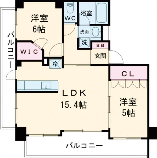 ＫＤＸレジデンス尾山台・310号室の間取り