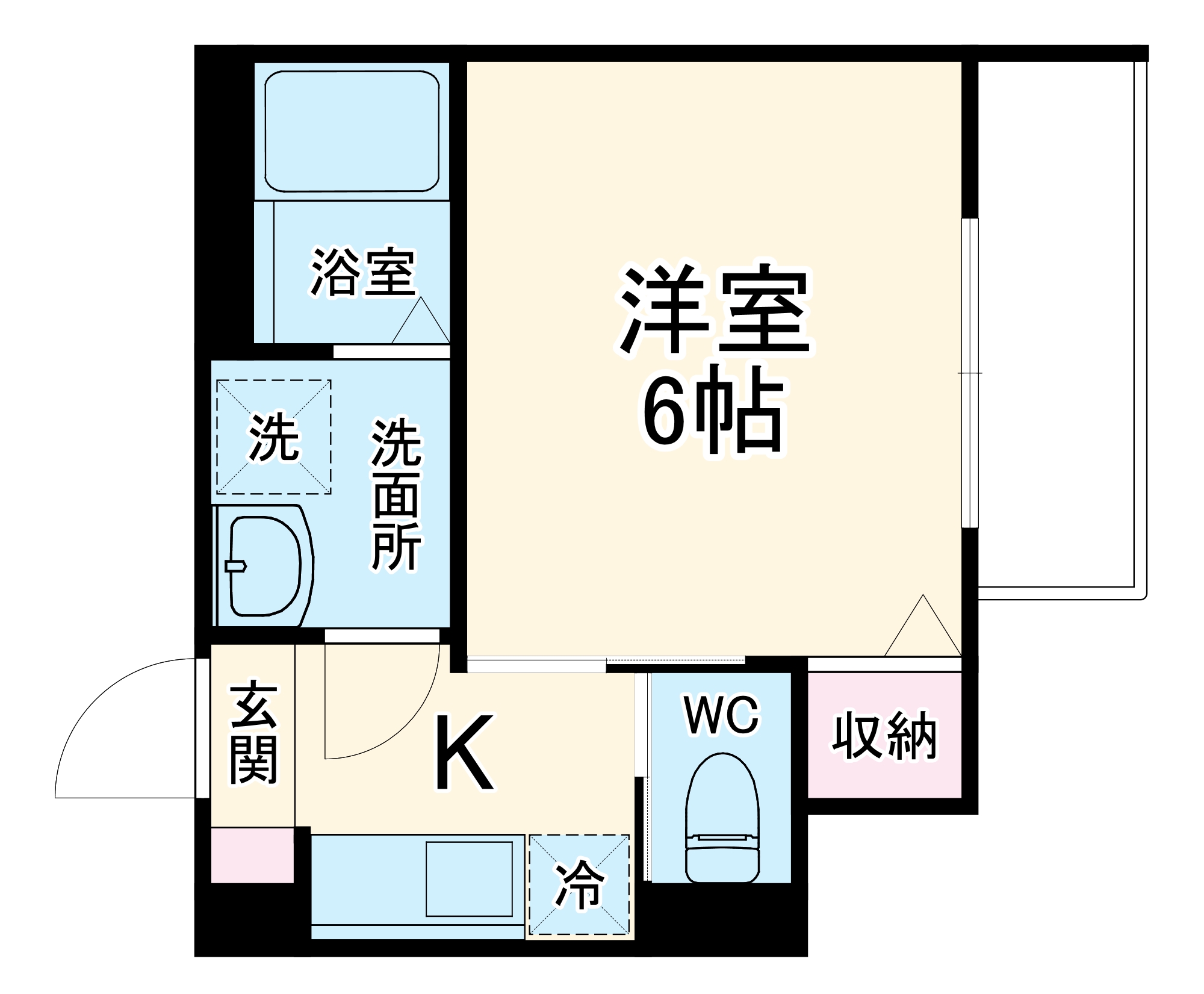 La Verita薬園台の間取り